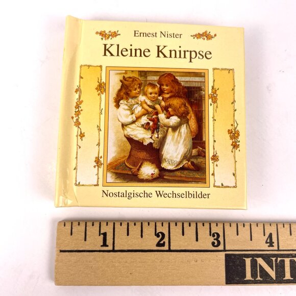 Collectible Ernest Nister’s Miniature Moving Picture Book ‘Kleine Knirpse’ 1991 - Picture 7 of 7